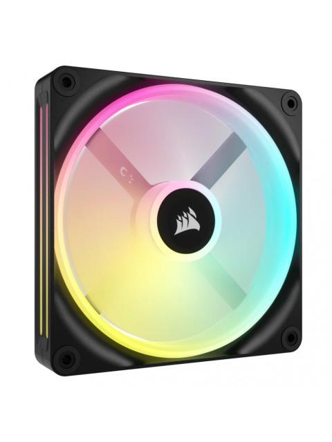 VENTILADOR CORSAIR ICUE LINK QX140 RGB 140MM 400 - 2000RPM NEGRO - 2 PIEZAS