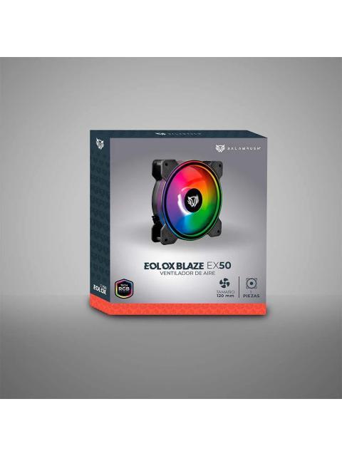 VENTILADOR DE 120MM ARGB BALAM RUSH EOLOX BLAZE EX50 VELOCIDAD 1500 RPM FLUJO DE AIRE 28.76 CFM - Image 4