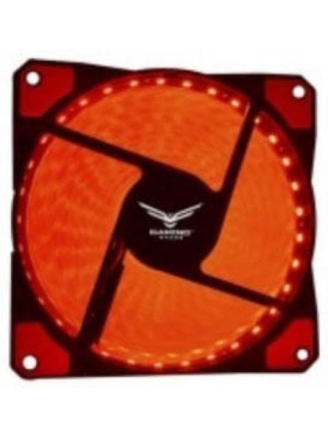 VENTILADOR NACEB NA-0919R LED ROJO 120MM 1200RPM NEGRO