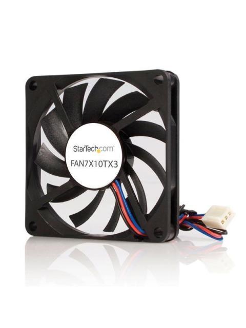 VENTILADOR STARTECH CON RODAMIENTO DE BOLAS DOBLE TX3 70MM 3500RPM NEGRO
