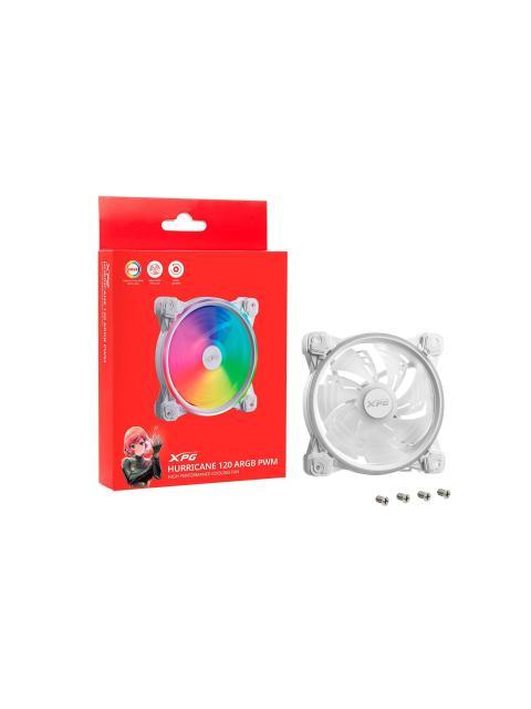 VENTILADOR XPG HURRICANE 120 ARGB PWM BLANCO VENTILADOR 18 17 DB 2000 RPM - Image 5