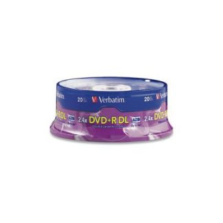 DVD+R DL VERBATIM - 8.5GB - TORRE DE 20 UNIDADES