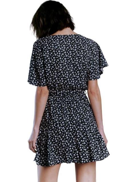 VESTIDO CORTO ESTAMPADO NEGRO HOLLY LAND - Image 3
