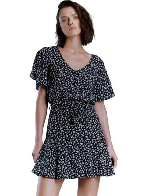 VESTIDO CORTO ESTAMPADO NEGRO HOLLY LAND - Image 4