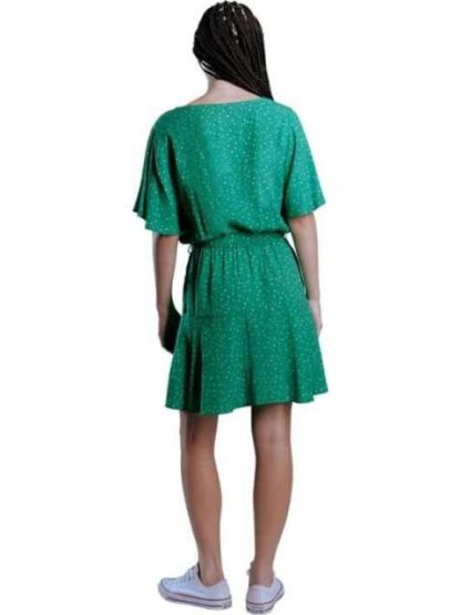 VESTIDO CORTO ESTAMPADO VERDE HOLLY LAND - Image 2