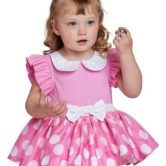 VESTIDO MINNIE MOUSE ROSA DISNEY BABY