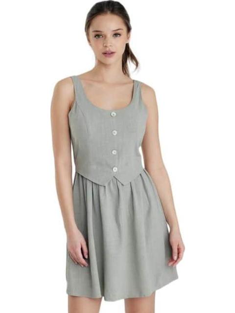 VESTIDO SIN MANGAS AZUL MENTA HOLLY LAND - Image 5