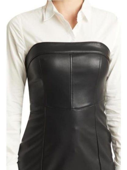 VESTIDO EFECTO PIEL NEGRO HOLLY LAND - Image 5