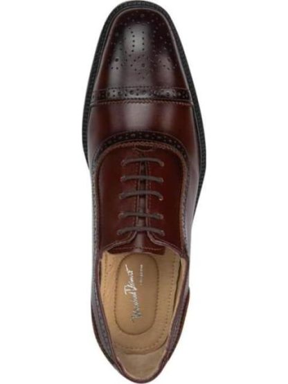 VESTIR CHOCLO AGUJETA OXFORD VESTIR COGNAC MICHEL DOMIT - Image 3