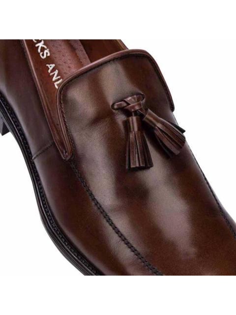 MOCASIN VESTIR CON BORLAS CAFE SCHATZ - Image 4