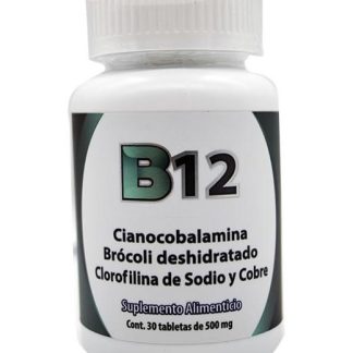VITAMINA B12 500 MG 30 TAB DOS MUNDOS