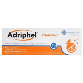 VITAMINA C NARANJA 10 COMPRIMIDOS ADRIPHEL