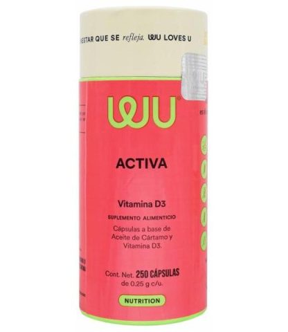 VITAMINA D3 250 CAP WU NUTRITION