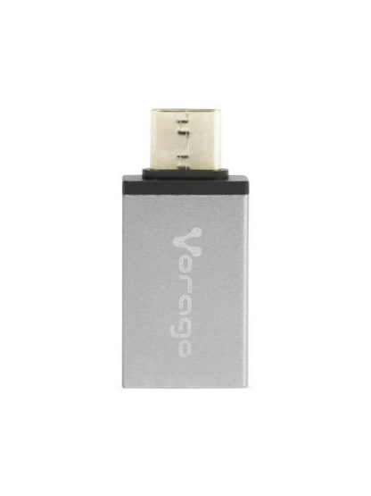 VORAGO ADAPTADOR USB-C MACHO - USB 3.0 HEMBRA GRIS - Image 2
