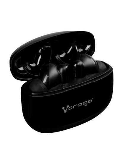VORAGO AUDIFONOS INTRAURICULARES CON MICROFONO ESB-202 INALAMBRICO BLUETOOTH NEGRO - Image 2