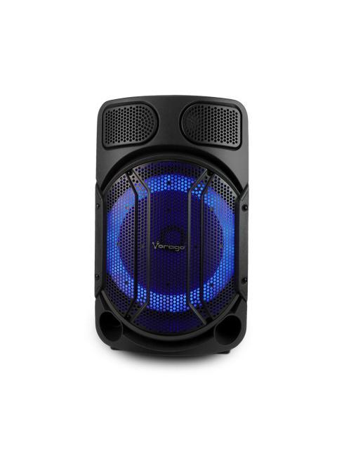 VORAGO BAFLE CON KARAOKE KSP-502 BLUETOOTH ALAMBRICO-INALAMBRICO 80W RMS USB 2.0 NEGRO - INCLUYE MICROFONO