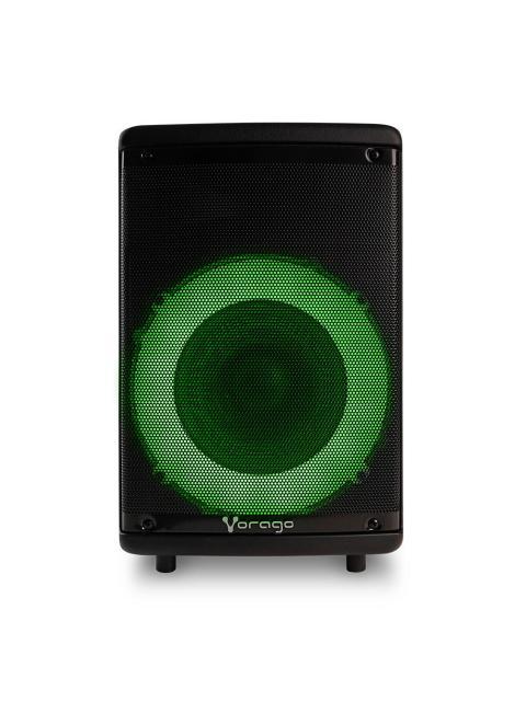 VORAGO BAFLE KSP-302 BLUETOOTH INALAMBRICO 30W RMS USB 2.0 NEGRO - INCLUYE MICROFONO Y CONTROL DE MANDO