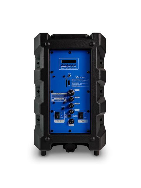 VORAGO BAFLE KSP-302 BLUETOOTH INALAMBRICO 30W RMS USB 2.0 NEGRO - INCLUYE MICROFONO Y CONTROL DE MANDO - Image 5