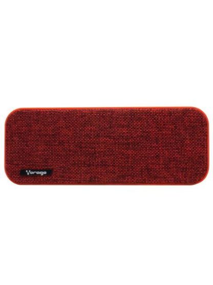 VORAGO BOCINA PORTATIL BSP-150 BLUETOOTH ALAMBRICO-INALAMBRICO 2.0 CANALES 6W RMS USB ROJO