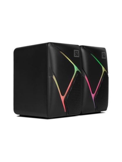 VORAGO BOCINA PORTATIL SPK-108 ALAMBRICO 2.0 CANALES 6W RMS NEGRO - Image 3