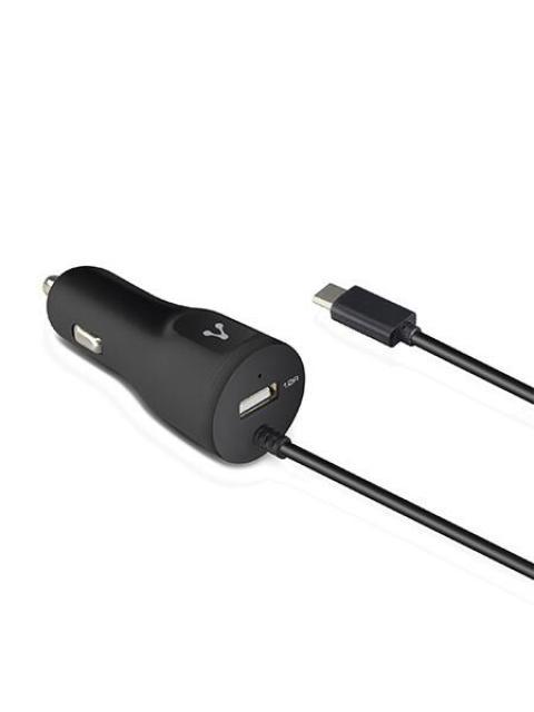 VORAGO CARGADOR PARA AUTO AU-303 5V 1X USB 2.0 NEGRO