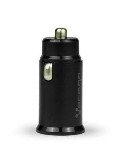 VORAGO CARGADOR PARA AUTO AU-305 20W 1X USB-C-1X USB-A NEGRO - Image 2