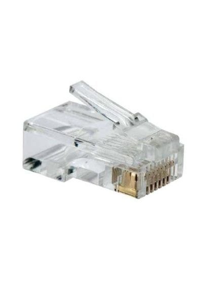 VORAGO CONECTOR RJ-45 TRANSPARENTE 100 PIEZAS
