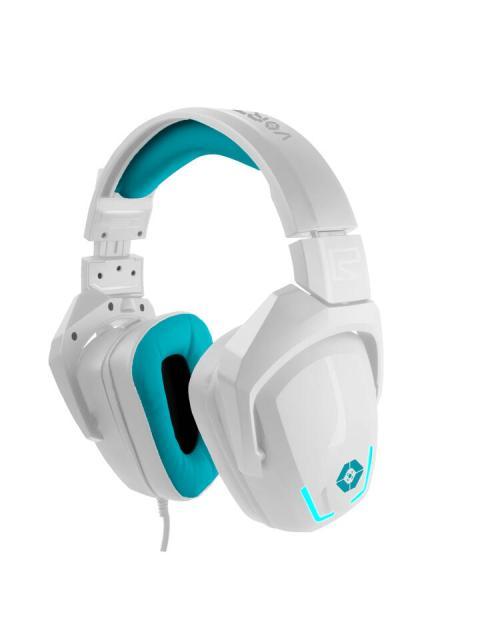 VORTRED AUDIFONOS GAMER CLOUD PASS 7.1 ALAMBRICO 2.2 METROS USB BLANCO-AZUL