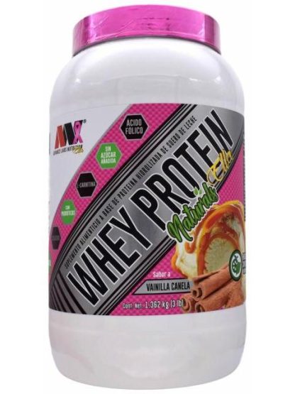 WHEY PROTEIN NATURALS ELLA VAINILLA CANELA 1.362 KG ADVANCE NUTRI