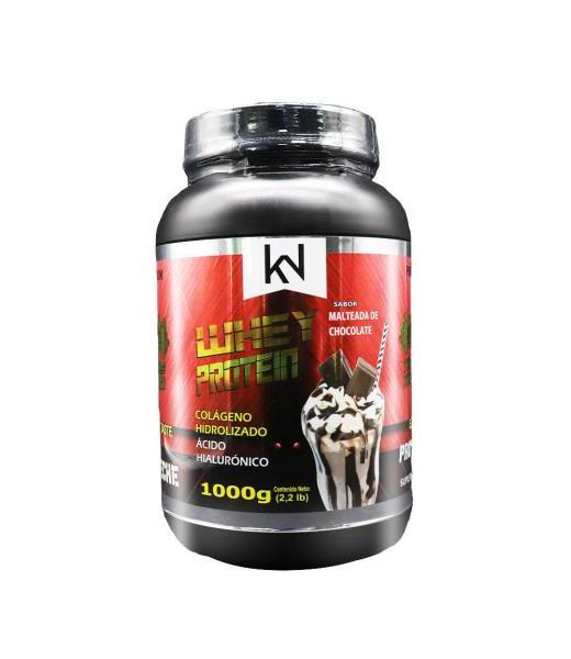 POLVO WHEY PROTEIN SABOR CHOCOLATE 1KG SUERO DE LECHE COLAGENO HI WK SPORT NUTRITION