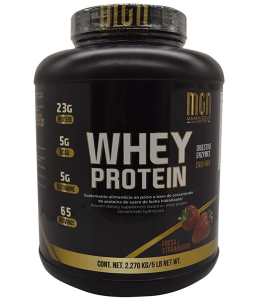 WHEY PROTEIN SABOR FRESA 5 LB MGN