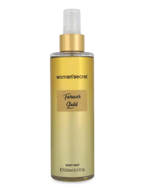 WOMEN SECRET FOREVER GOLD BODY SPLASH 250ML CON BRILLO