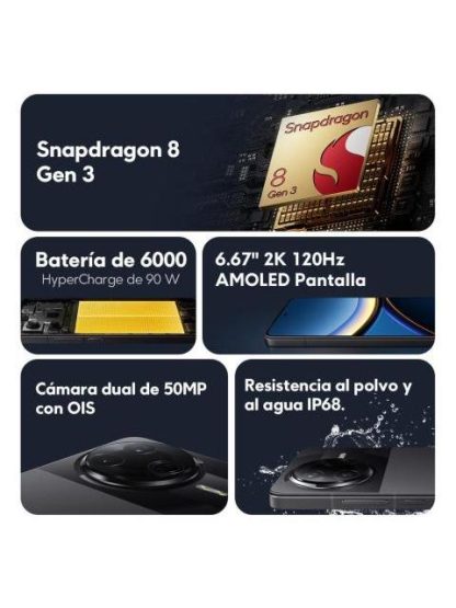 XIAOMI POCO F7 PRO DUAL SIM 256 GB NEGRO 12 GB RAM - Image 2