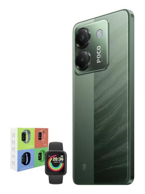 XIAOMI POCO M7 PRO 5G DUAL 256GB 8RAM GREEN + SMARTWATCH MACARON - Image 3