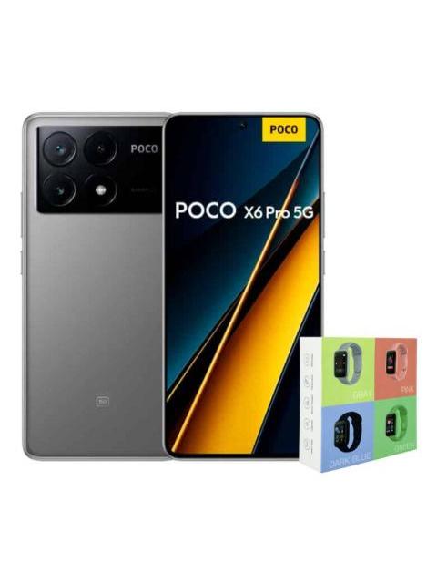 XIAOMI POCO X6 PRO 5G DUAL 512GB 12RAM GRAY + WATCH SMART MACARON - Image 3