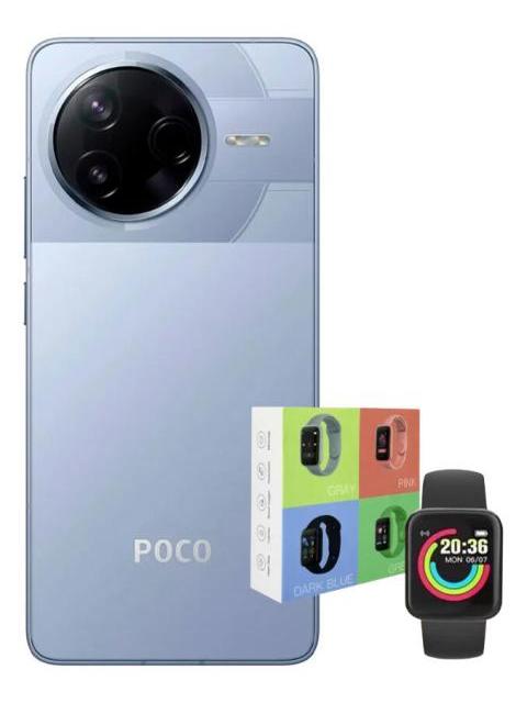 XIAOMI POCOPHONE POCO F7 PRO DUAL SIM 256 GB 12 RAM BLUE + SMARTWATCH MACARON - Image 3