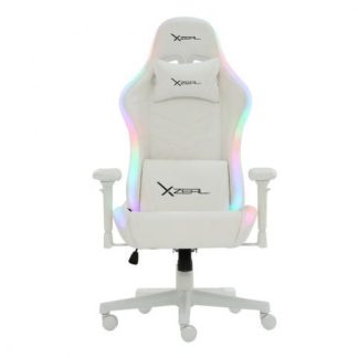 XZEAL SILLA GAMER RGB XZ15 HASTA 150KG BLANCO