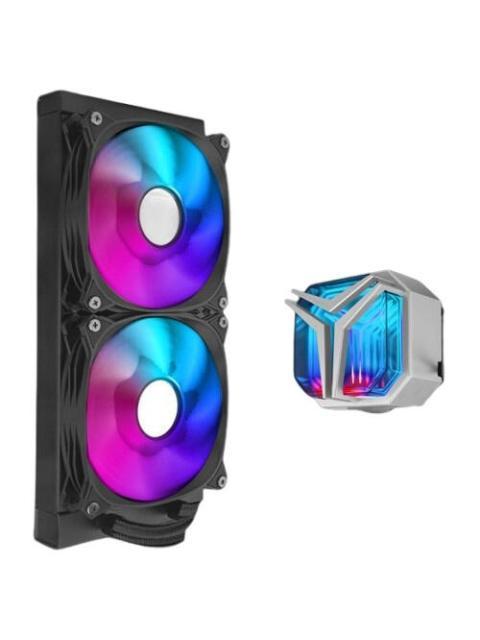 YEYIAN AVANCE INFINITY 240 AIO ENFRIAMIENTO LIQUIDO PARA CPU 2X 120MM HASTA 2200RPM NEGRO - Image 3