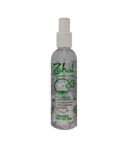 ZAHAL ECO 3 80GR DESODORANTE EN CRISTALES RECARGABLENATURAL CORPO ZAHAL