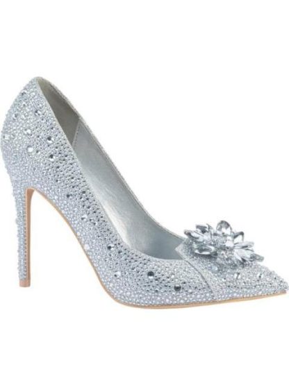 ZAPATILLA CON PEDRERIA PLATA THALIA SODI - Image 2