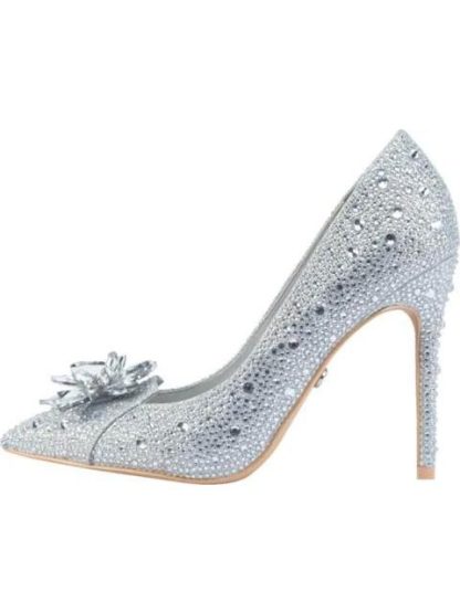 ZAPATILLA CON PEDRERIA PLATA THALIA SODI - Image 5