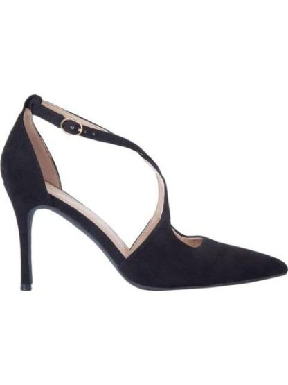 ZAPATILLA TACON DELGADO NEGRO YAELI FASHION