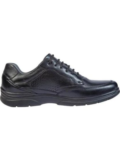 ZAPATO CONFORT DE PIEL NEGRO CALZADO PAZSTOR