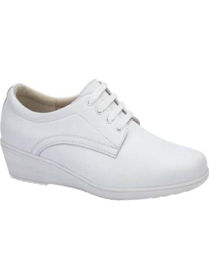 ZAPATO DE SERVICIO CON AGUJETA BLANCO SCHATZ COMFORT FLEX - Image 2