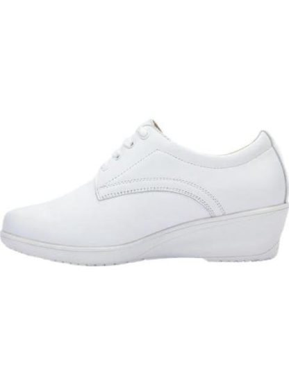 ZAPATO DE SERVICIO CON AGUJETA BLANCO SCHATZ COMFORT FLEX - Image 5