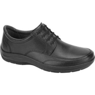 ZAPATO ESCOLAR DE PIEL NEGRO FLEXI