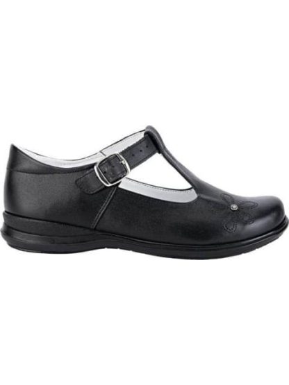 ZAPATO ESCOLAR DE PIEL NEGRO VIVIS SHOES