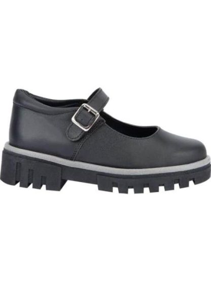 ZAPATO ESCOLAR DE PIEL NEGRO VIVIS SHOES KIDS