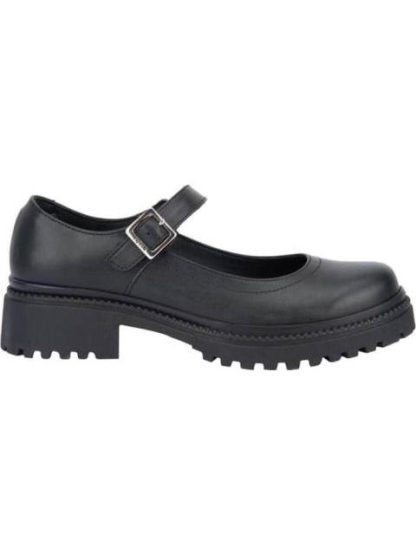 ZAPATO ESCOLAR DE PIEL NEGRO YU YIN