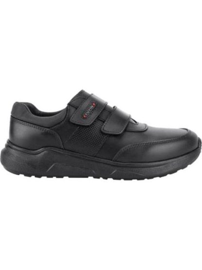 ZAPATO ESCOLAR DE PIEL NEGRO YU YIN